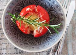 Gegrillte Tomaten mit Parmesan