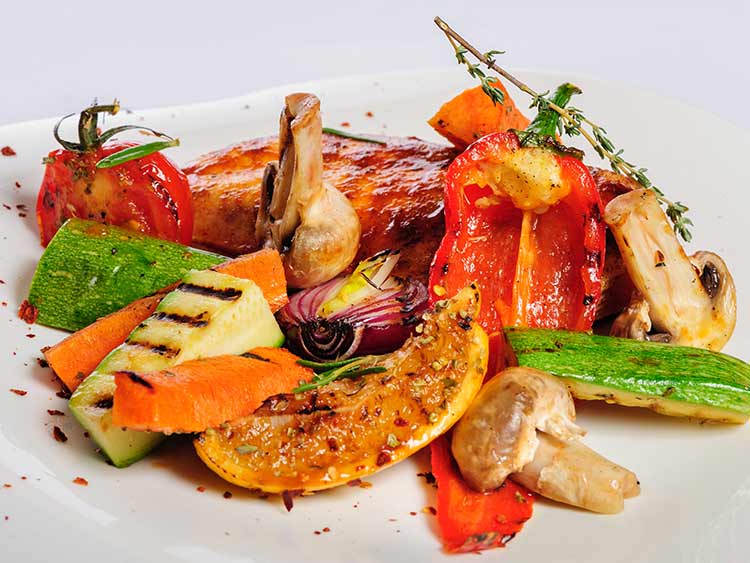 Gegrillte Hahnchenbrust Mit Gemuse Lowcarbrezepte Org