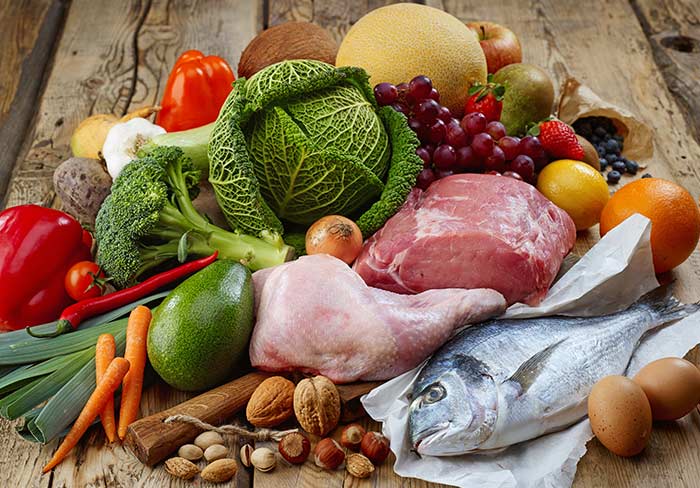 Ketose - Auswahl an verschiedenen Lebensmitteln Ketose - Auswahl an verschiedenen Lebensmitteln