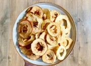 Äpfel dörren im Backofen