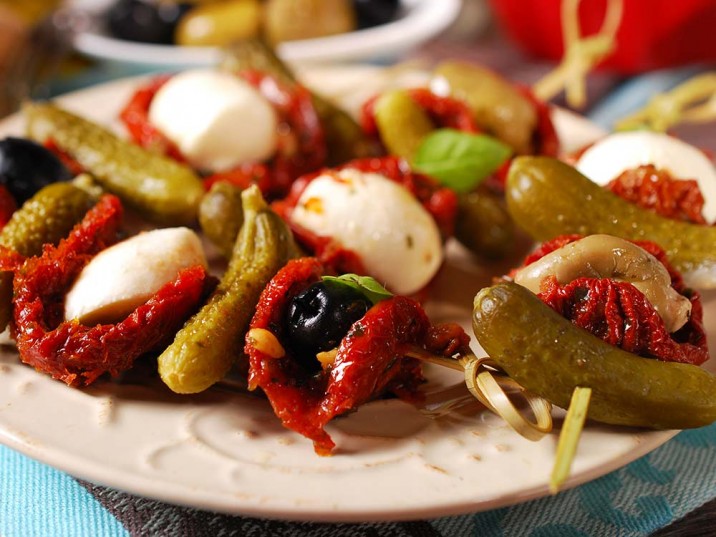 Antipasti Spieße Antipasti Spieße