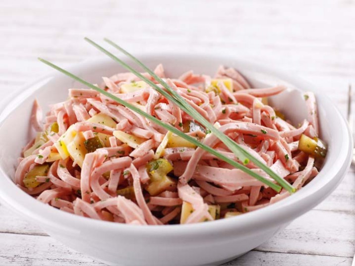Bayrischer Wurstsalat Bayrischer Wurstsalat