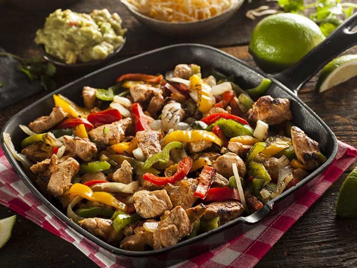 Chicken Fajitas mit Gemüse Chicken Fajitas mit Gemüse