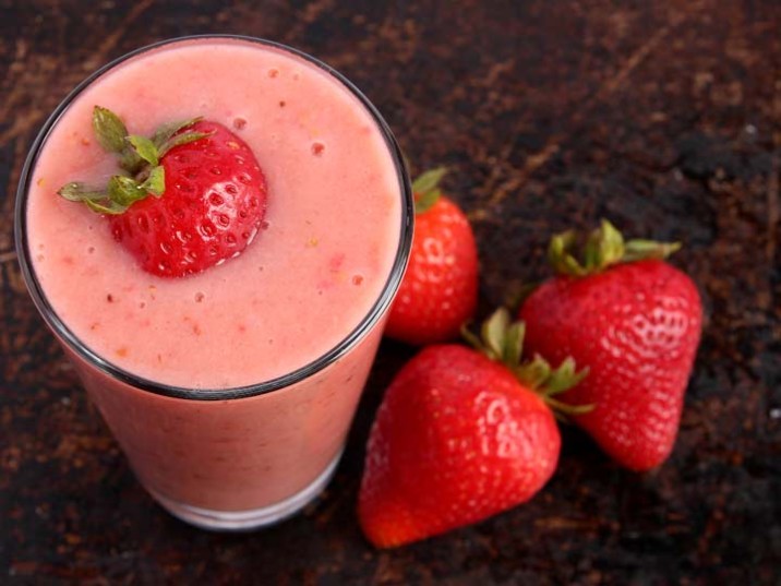 Erdbeer-Melonen-Kokos-Shake