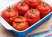 Gefüllte Tomaten mit Pilzen und Parmesan