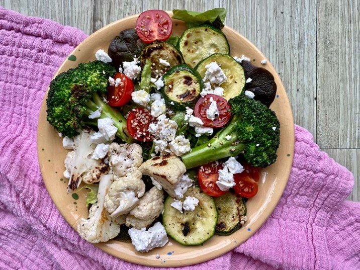 Gemüse-Pfanne mit Feta Gemüse-Pfanne mit Feta