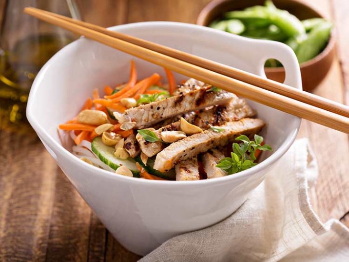 Hähnchensalat nach asiatischer Art Hähnchensalat nach asiatischer Art