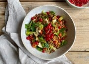 Linsensalat mit Johannisbeeren