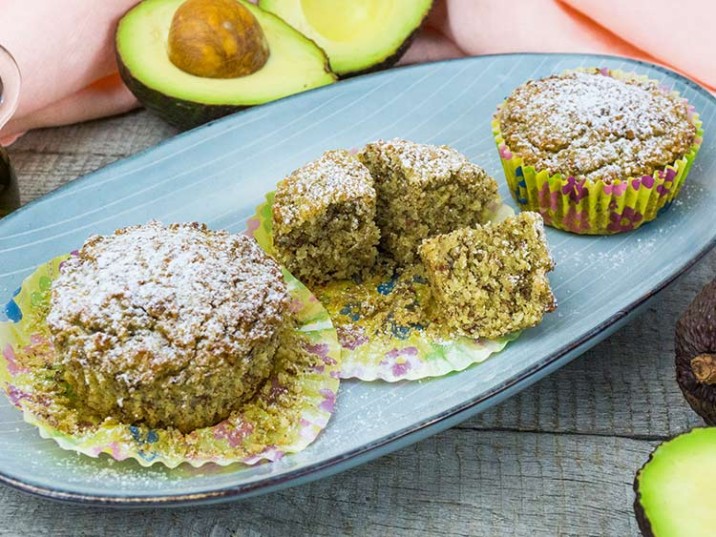 Low Carb Muffins mit Avocado