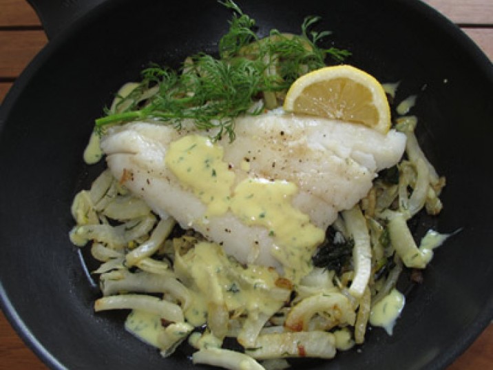 Low Carb Zander auf Fenchelgemüse Low Carb Zander auf Fenchelgemüse