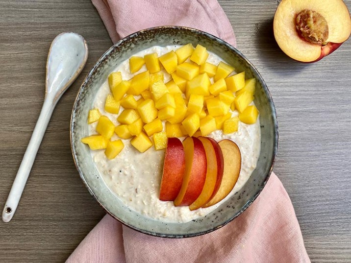 Mango-Nektarinen-Frühstück Mango-Nektarinen-Frühstück