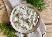 Matjeshering mit Dill-Sahne-Sauce