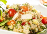 Quinoa mit Tofu und Gemüse
