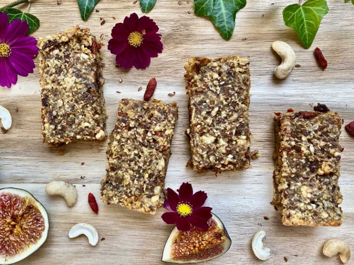 Riegel mit Gojibeeren Riegel mit Gojibeeren