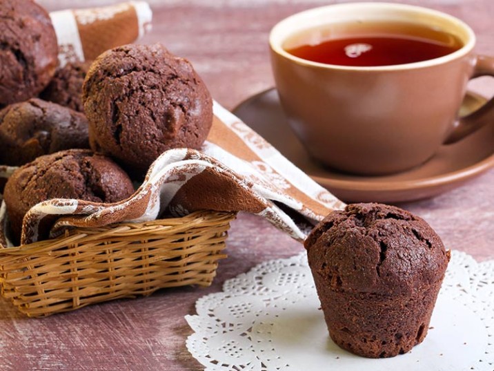 Schokoladige Low Carb Muffins - lowcarbrezepte.org
