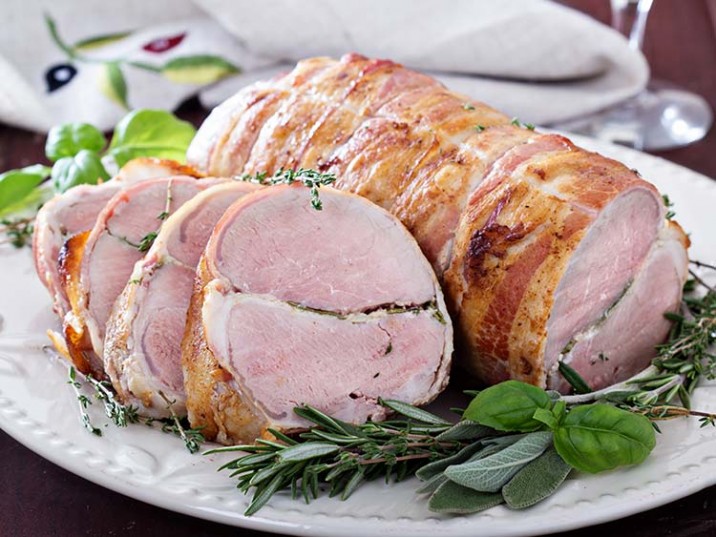 Schweinebraten mit Kräutern Schweinebraten mit Kräutern