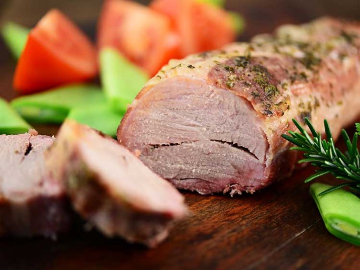 Schweinefilet im Baconmantel Schweinefilet im Baconmantel