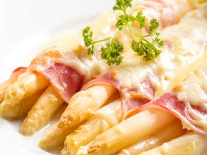 Spargel Gratin