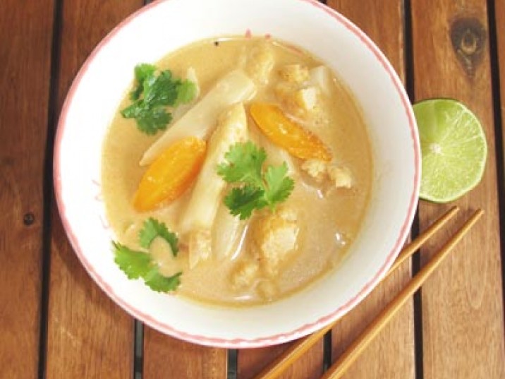 Spargel Kokos-Curry Suppe Spargel Kokos-Curry Suppe