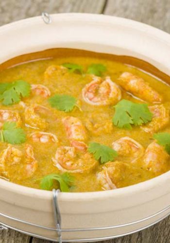 Moqueca de Camarao - Brasilianische Garnelen Suppe