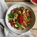 Linsensalat mit Johannisbeeren