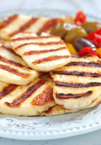 Gegrillter Halloumi