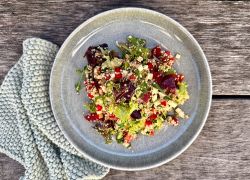 Quinoa-Salat mit Gemüse