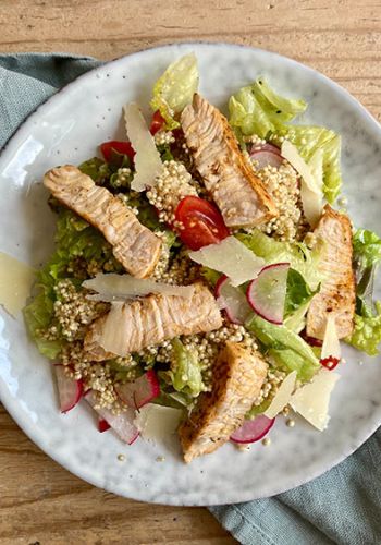 Salat mit Hähnchen und Quinoa