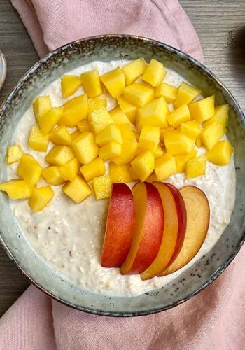 Mango-Nektarinen-Frühstück