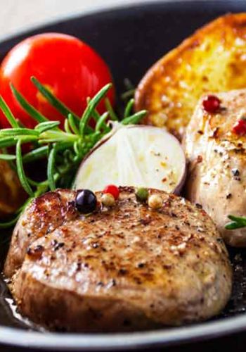 Gebratene Schweinemedaillons