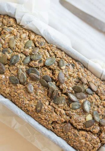 Low Carb Kastenbrot mit Kürbiskernen