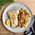 Gebratener Zander mit Fenchel und Dill