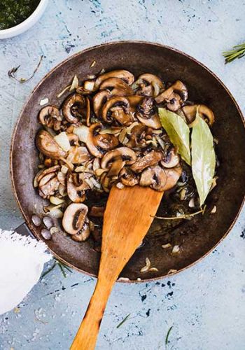 Champignon-Fenchel-Pfanne