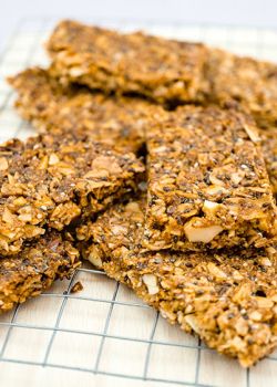 Low Carb Riegel mit Mandeln