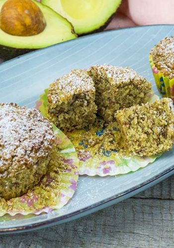 Low Carb Muffins mit Avocado